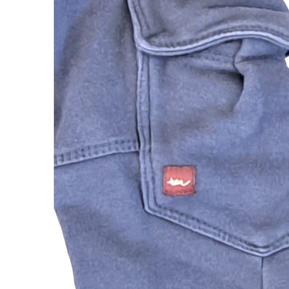 Tea Collection Girls Navy Stretch Cargo Pants Size 2 - Picture 8 of 9